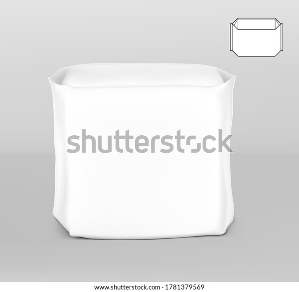 Download High Realistic Bag Seam Mockup Sanitary Stock Vector Royalty Free 1781379569