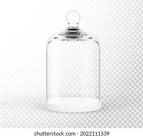 High realistic glass cover isolated on transparent background. Vector illustration. EPS10. Ready for presentation your product.	