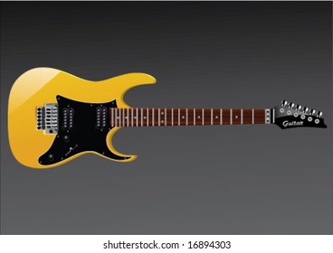 high reality vector guitar