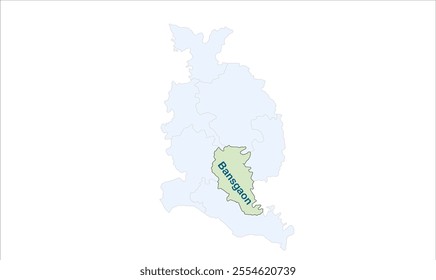 High reg of Bansgaon map, Gorakhpur District, Uttar Pradesh State, Republic of India, Government of  Uttar Pradesh, Indian territory, Eastern India, politics, village, tourism