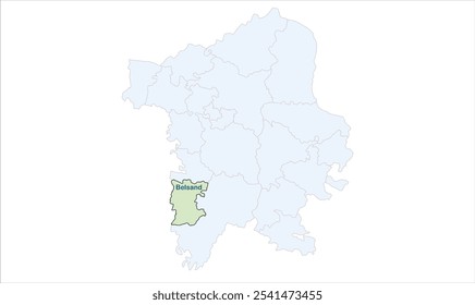 High reg of Belsand map ,Sitamarhi District, Bihar State, Republic of India, Government of Bihar, Indian territory, Eastern India, politics, village, tourism