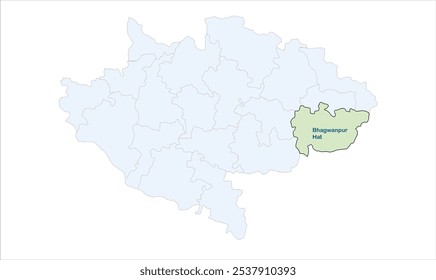 High reg of Bhagwanpur Hat map ,Siwan District, Bihar State, Republic of India, Government of Bihar, Indian territory, Eastern India, politics, village, tourism