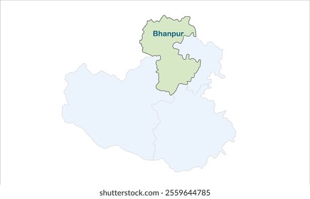 High reg of Bhanpur map, Basti District, Uttar Pradesh State, Republic of India, Government of  Uttar Pradesh, Indian territory, Eastern India, politics, village, tourism