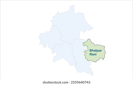 High reg of Bhatpar Rani map, Deoria District, Uttar Pradesh State, Republic of India, Government of  Uttar Pradesh, Indian territory, Eastern India, politics, village, tourism