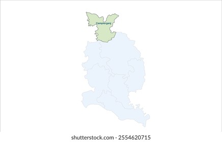 High reg of Campierganj map, Gorakhpur District, Uttar Pradesh State, Republic of India, Government of  Uttar Pradesh, Indian territory, Eastern India, politics, village, tourism