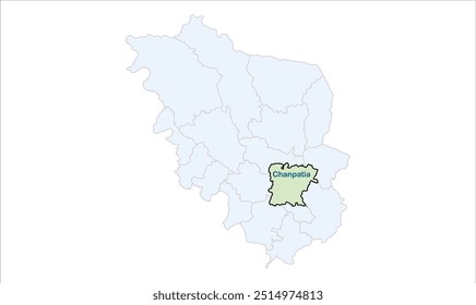Hoher Regierungsbezirk von Chanpatia, Champaran District, Bihar State, Republik Indien, Regierung von Bihar, indisches Territorium, Ostindien, Politik, Dorf, Tourismus