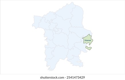 Alto reg del mapa de Charaut, Distrito de Sitamarhi, Estado de Bihar, República de la India, Gobierno de Bihar, Territorio indio, India oriental, política, aldea, turismo