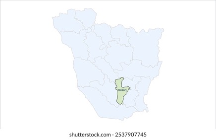 Hoher Reg der Desari-Karte, Vaishali District, Bihar State, Republik Indien, Regierung von Bihar, indisches Territorium, Ostindien, Politik, Dorf, Tourismus