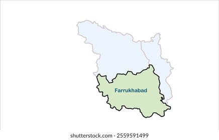 High reg of Farrukhabad map, Farrukhabad District, Uttar Pradesh State, Republic of India, Government of  Uttar Pradesh, Indian territory, Eastern India, politics, village, tourism