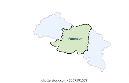 High reg of Fatehpur map, Fatehur District, Uttar Pradesh State, Republic of India, Government of  Uttar Pradesh, Indian territory, Eastern India, politics, village, tourism