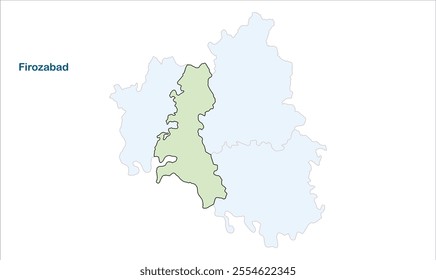 High reg of Firozabad map, Firozabad District, Uttar Pradesh State, Republic of India, Government of  Uttar Pradesh, Indian territory, Eastern India, politics, village, tourism