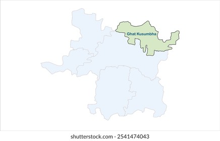 High reg of Ghat Kusumbha map ,Sheikhpura District, Bihar State, Republic of India, Government of Bihar, Indian territory, Eastern India, politics, village, tourism