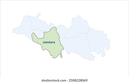 Mapa de Jamtara, Distrito de Jamtara, Estado de Jharkhand, República da Índia, Governo de Jharkhand, Território indiano, Índia Oriental, Política, Aldeia, Turismo