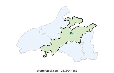 High reg of Karpi map, Arwal District, Bihar State, Republic of India, Government of Bihar, Indian territory, Eastern India, politics, village, tourism