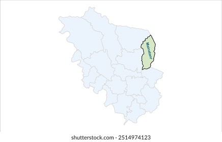 High reg of Mainatanr map, Champaran District, Bihar State, Republic of India, Government of Bihar, Indian territory, Eastern India, politics, village, tourism