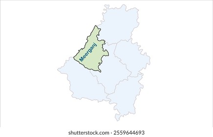 High reg of Meerganj map, Bareilly District, Uttar Pradesh State, Republic of India, Government of  Uttar Pradesh, Indian territory, Eastern India, politics, village, tourism