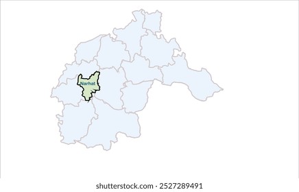 Hoher Reg der Narhat-Karte, Bezirk Nawada, Bundesstaat Bihar, Republik Indien, Regierung von Bihar, indisches Territorium, Ostindien, Politik, Dorf, Tourismus