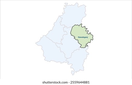 High reg of Nawabganj map, Bareilly District, Uttar Pradesh State, Republic of India, Government of  Uttar Pradesh, Indian territory, Eastern India, politics, village, tourism