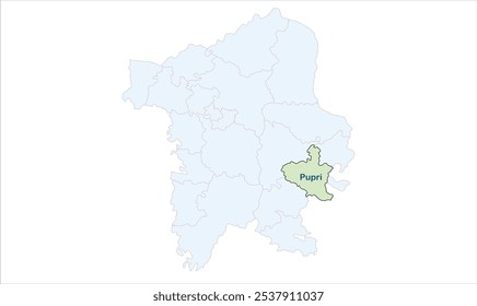 High reg of Pupri map ,Sitamarhi District, Bihar State, Republic of India, Government of Bihar, Indian territory, Eastern India, politics, village, tourism