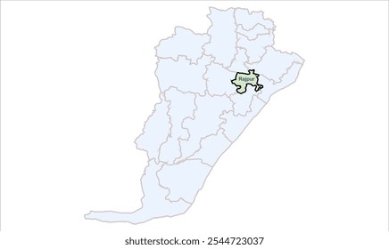 Alto reg del mapa de Rajpur, distrito de Rohtas, estado de Bihar, República de la India, gobierno de Bihar, territorio indio, India oriental, política, aldea, turismo