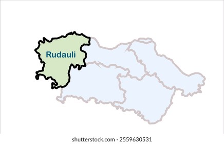 High reg of Rudauli map, Faizabad District, Uttar Pradesh State, Republic of India, Government of  Uttar Pradesh, Indian territory, Eastern India, politics, village, tourism