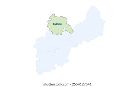 High reg of Sasni map, Hathras District, Uttar Pradesh State, Republic of India, Government of  Uttar Pradesh, Indian territory, Eastern India, politics, village, tourism
