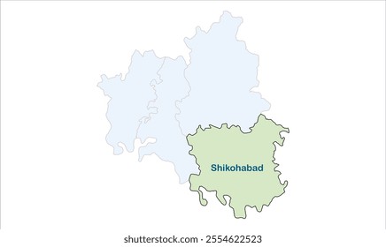 High reg of Shikohabad map, Firozabad District, Uttar Pradesh State, Republic of India, Government of  Uttar Pradesh, Indian territory, Eastern India, politics, village, tourism