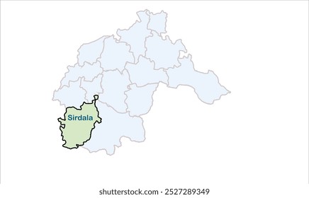 High reg of Sirdala map, Nawada District, Bihar State, Republic of India, Government of Bihar, Indian territory, Eastern India, politics, village, tourism