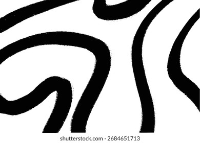Líneas de pintura de alta resolución Textura Abstractas Fondo blanco y negro