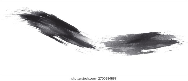 Eine hochauflösende abstrakte schwarze Grunge-Textur mit geschichteten Pinselstrichen und bedrückten Schmutzflecken für Webhintergründe, Poster und künstlerische Projekte.
