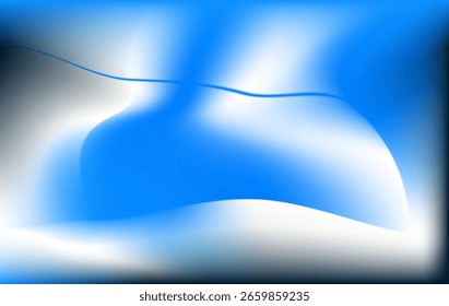 A high resolution abstract blue background featuring smooth fluid gradients and soft curved light waves. Ideal for tech presentations, modern web design, wallpapers, futuristic digital art, branding.