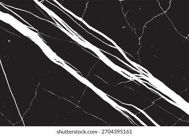 Detalle de veta de mármol negro de alta resolución