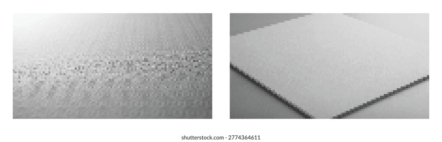 High resolution close up of patterned surface featuring rhythmic indentations and lighting.