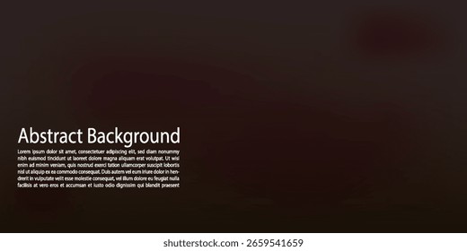 Fondo degradado de color marrón oscuro a negro de alta resolución con desenfoque sutil y viñeta suave, con área de texto designada para títulos elegantes ideal para encabezados de Sitios web, presentaciones y Anuncios multimedia.