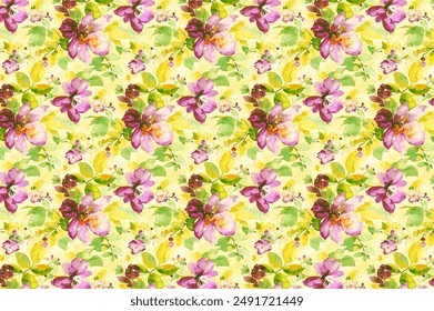 high resolution flower pattern for textile , fashion,seamless pattern for all print 