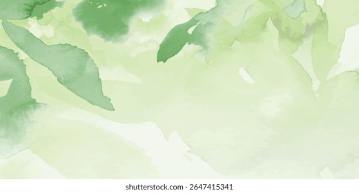 High Resolution green Watercolor Texture with Teal Color Palette for Background, Banner, or Print Media. Abstract watercolor paint background by teal color with liquid fluid texture for background,