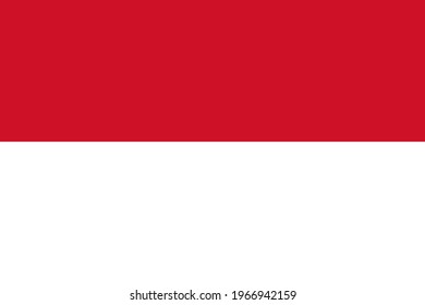 high resolution Indonesia flag vector. EPS10