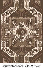 high resolution kilim pattern in eps format