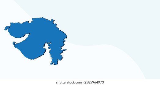 high resolution map of GUJARAT