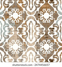 patrón de medallón de alta resolución en formato eps