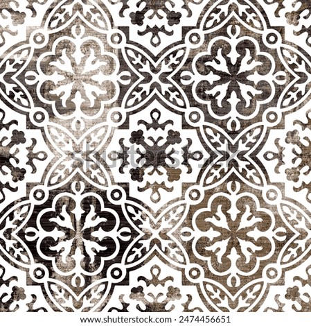 high resolution medallion pattern in eps format