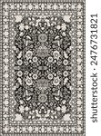 high resolution persian rug in eps format