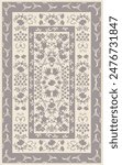 high resolution persian rug in eps format