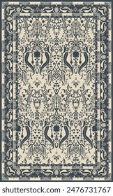 high resolution persian rug in eps format