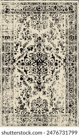 high resolution persian rug in eps format