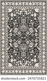 high resolution persian rug in eps format