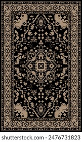 high resolution persian rug in eps format