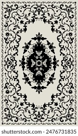 high resolution persian rug in eps format