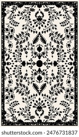 high resolution persian rug in eps format