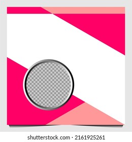 High resolution re-editable modern vector banner template. Suitable for social media posts and web or internet advertising.